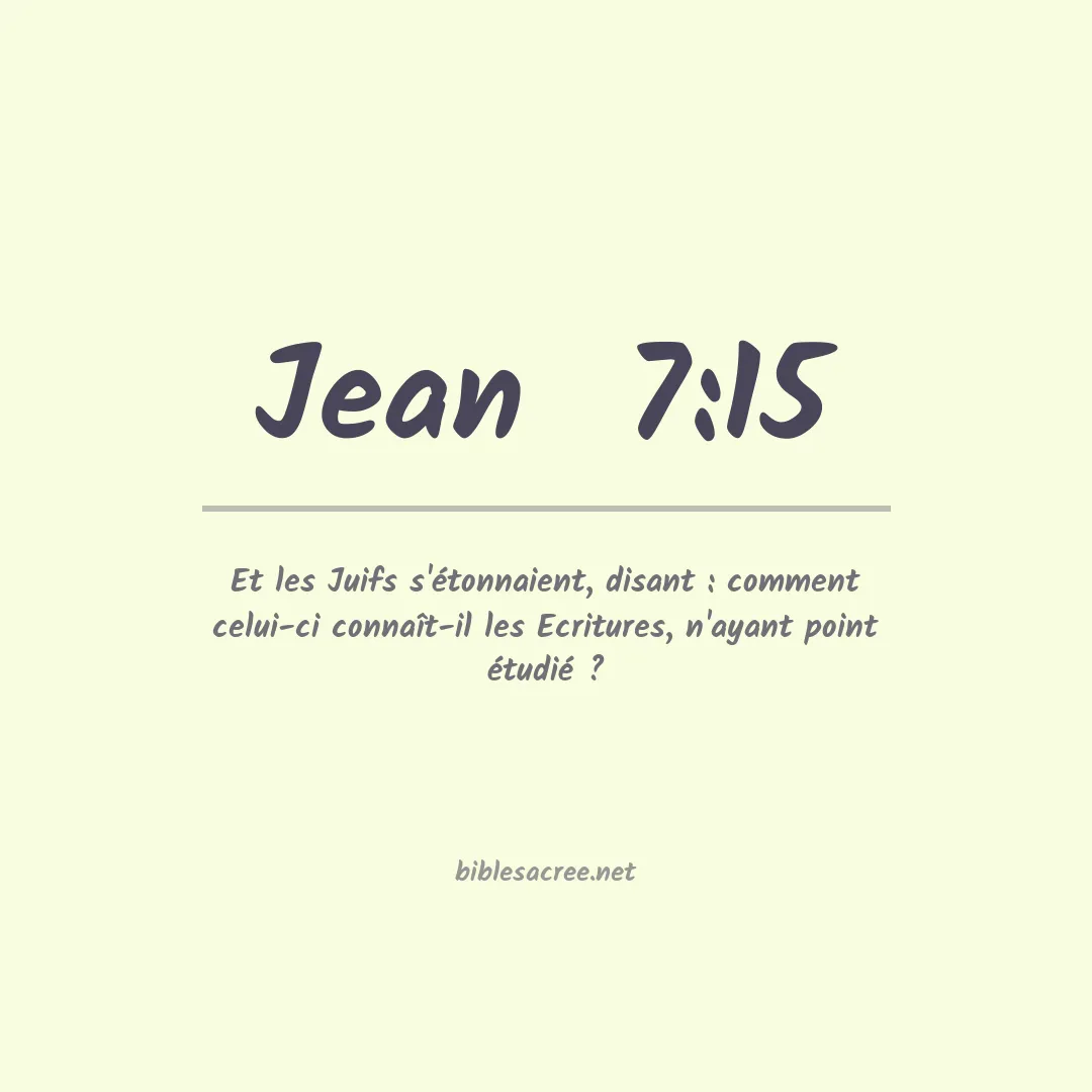Jean  - 7:15