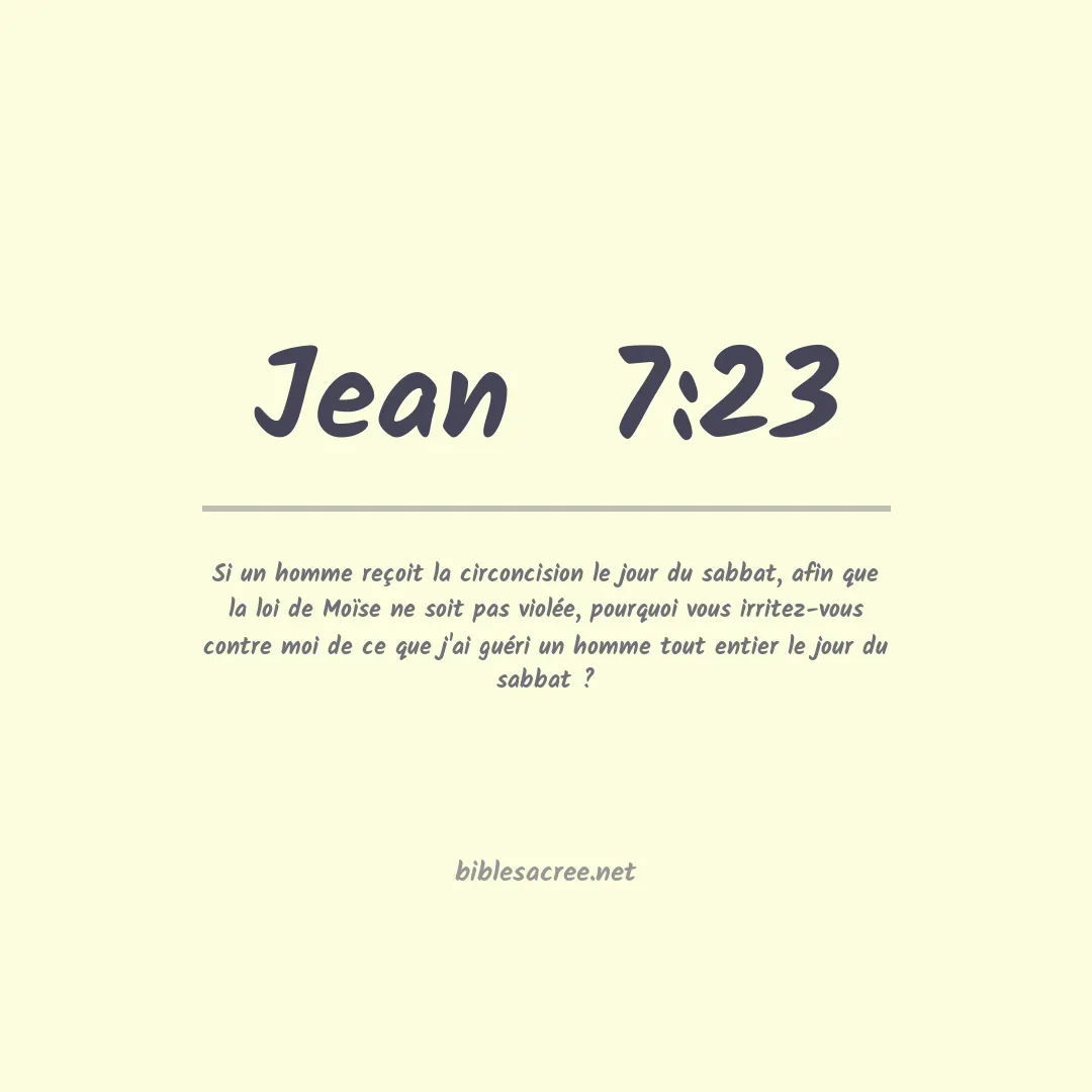 Jean  - 7:23