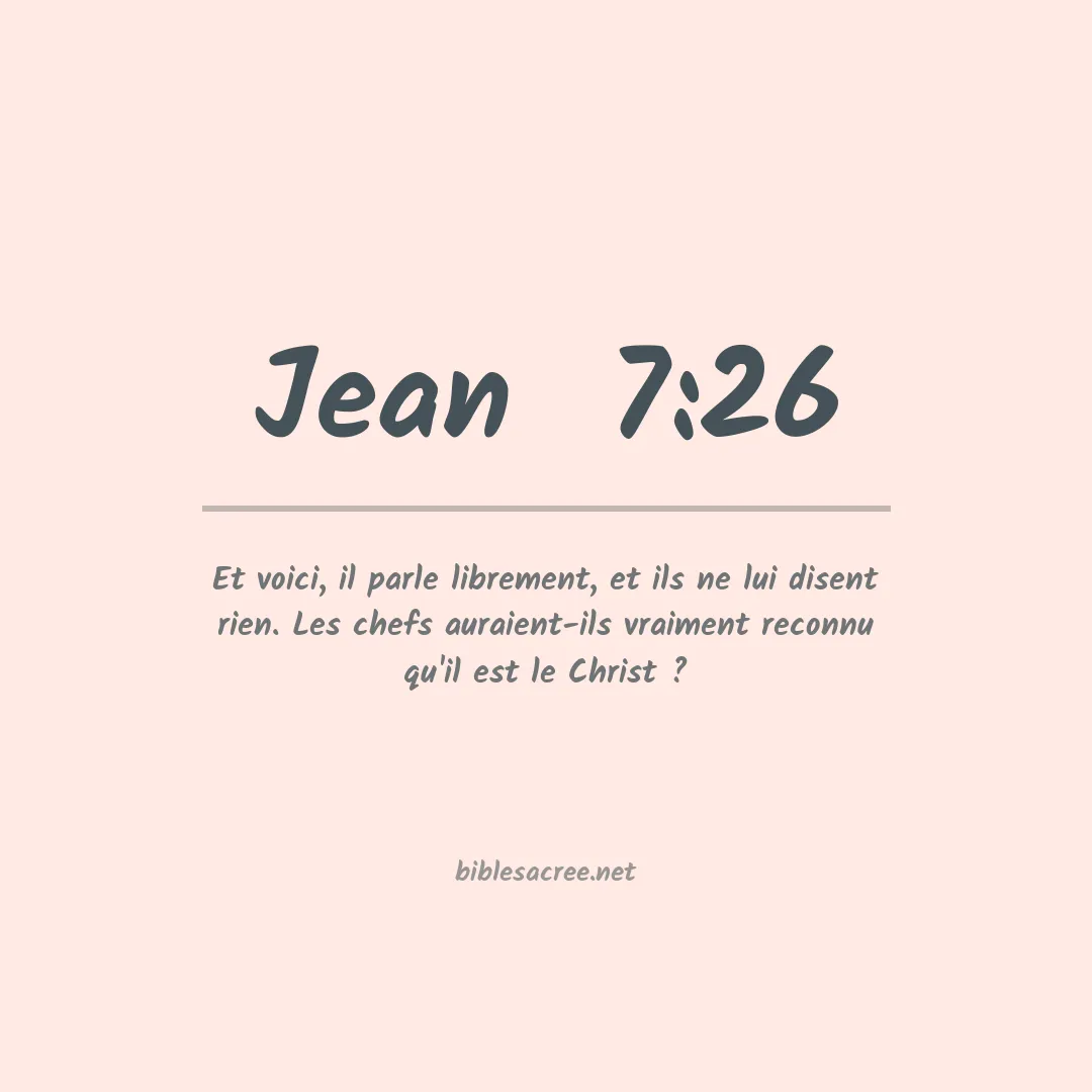 Jean  - 7:26