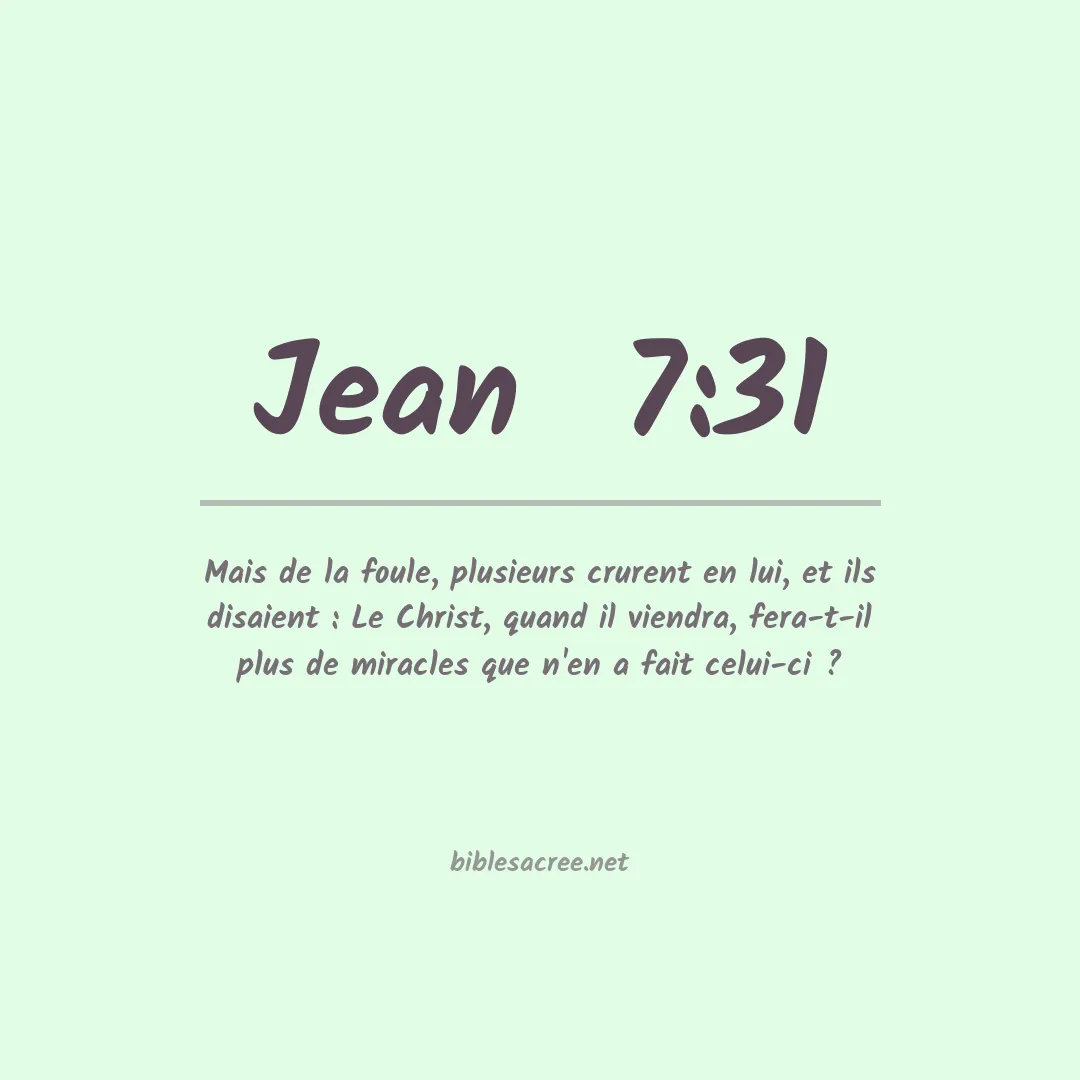Jean  - 7:31