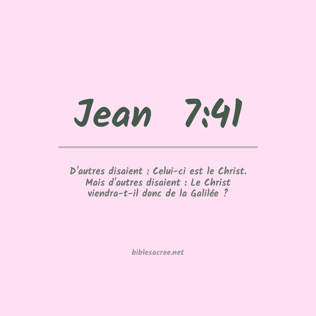 Jean  - 7:41