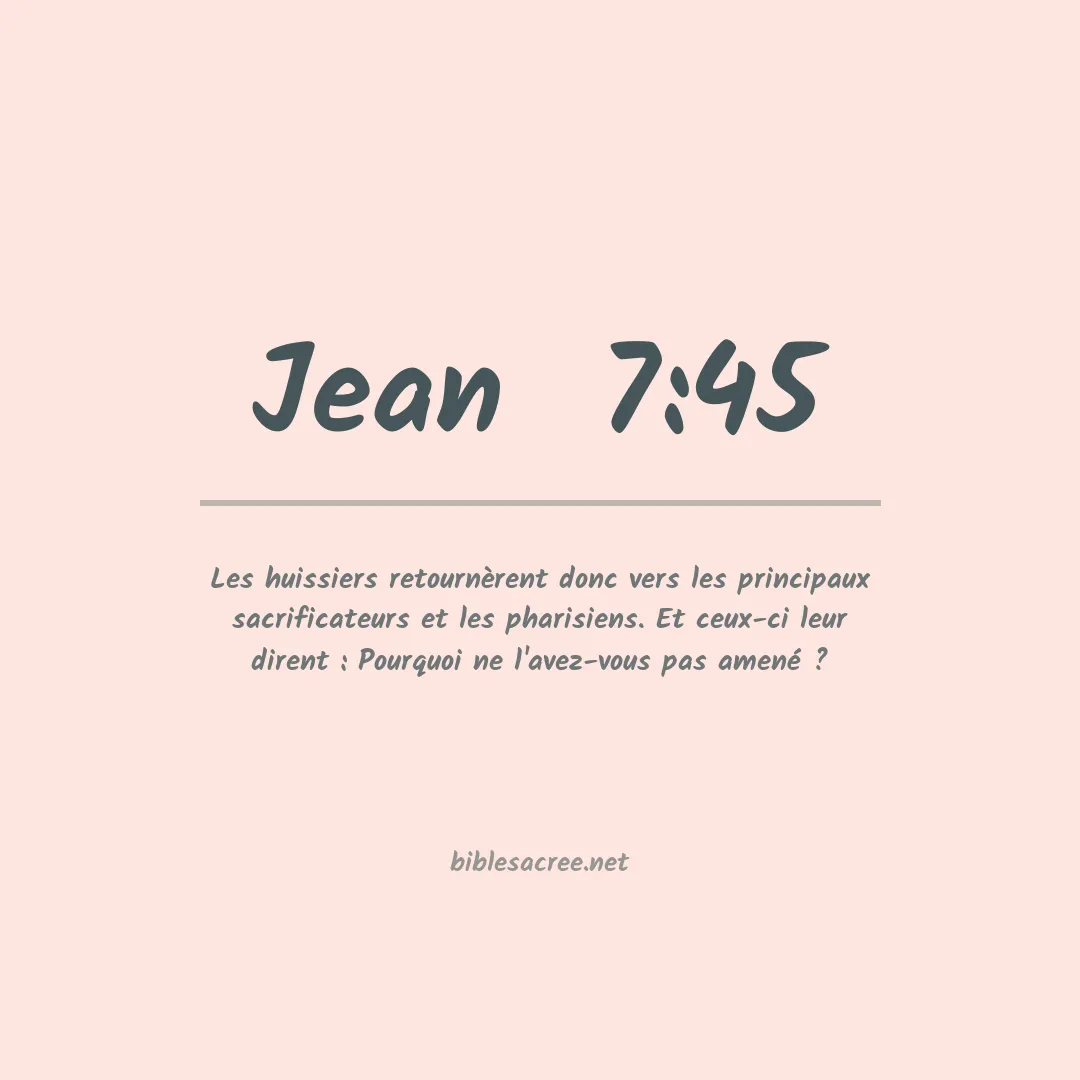 Jean  - 7:45