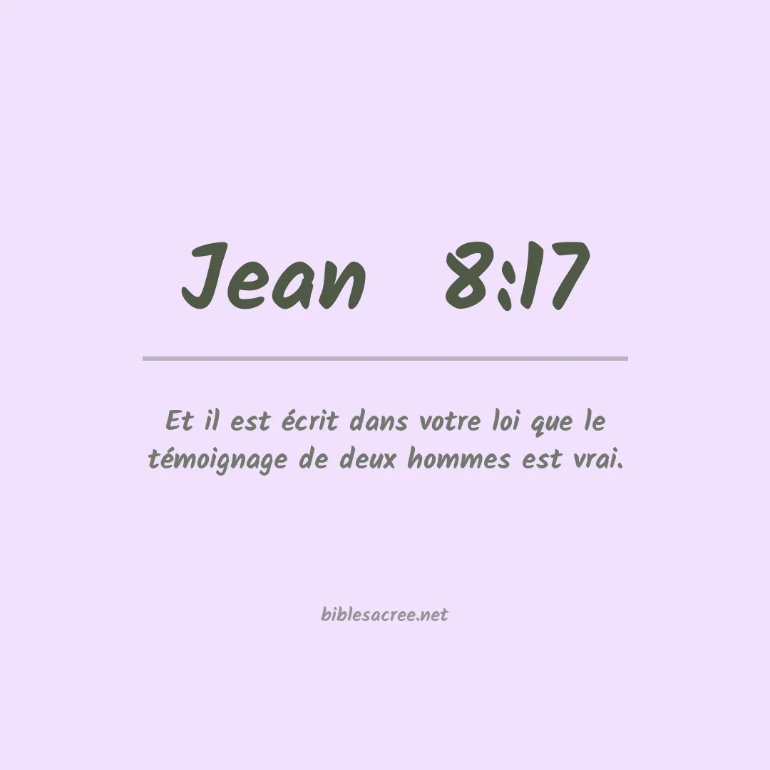 Jean  - 8:17