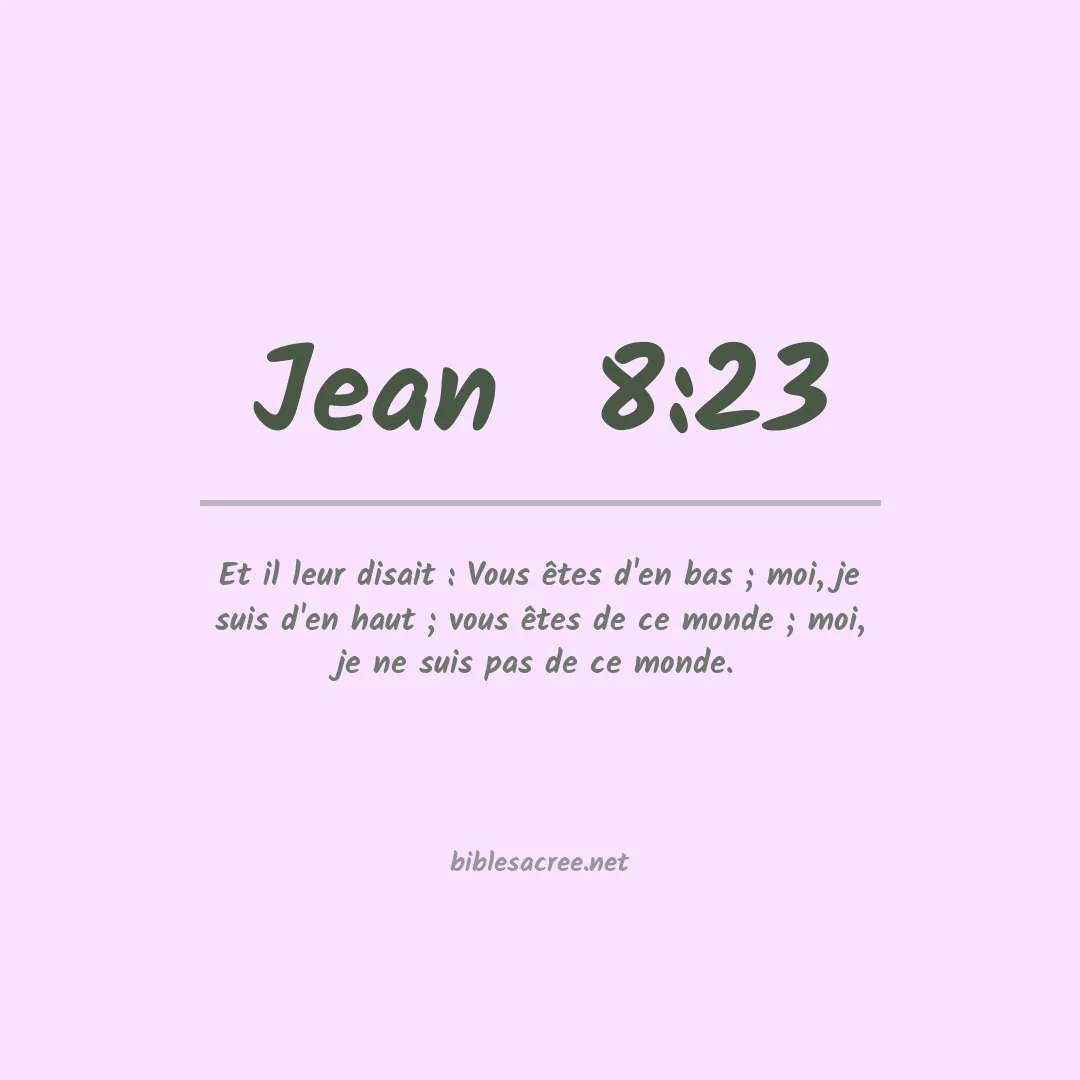 Jean  - 8:23