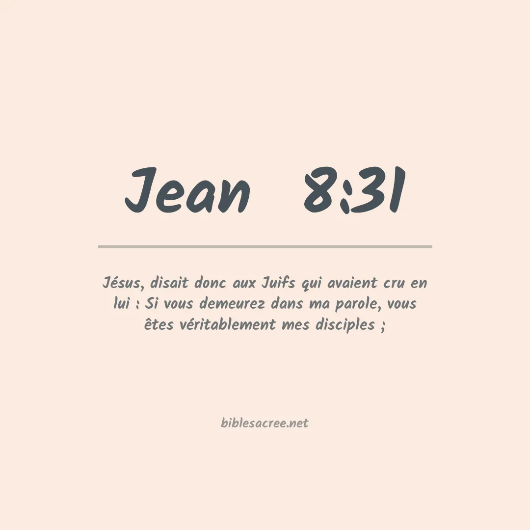 Jean  - 8:31