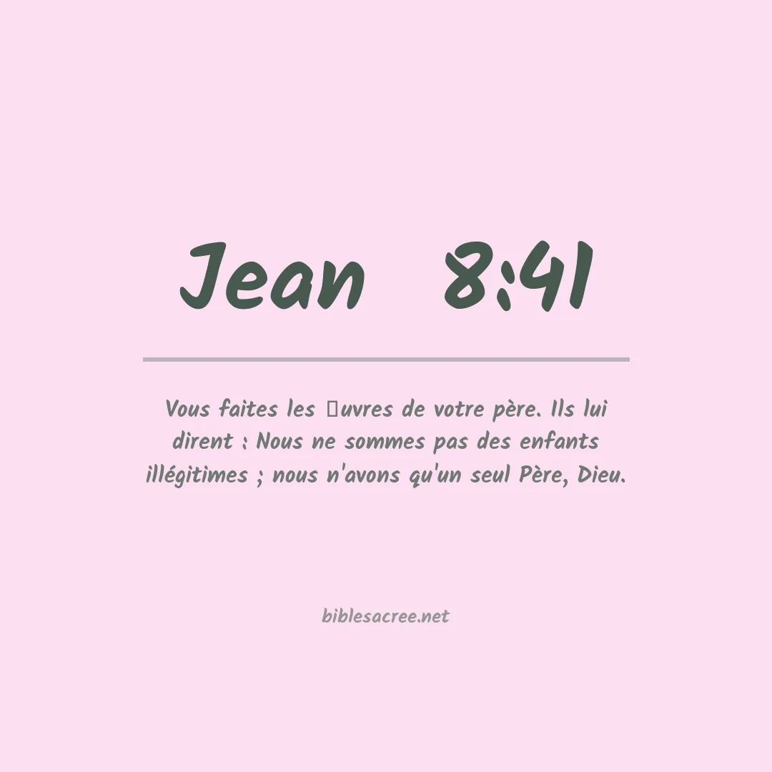 Jean  - 8:41