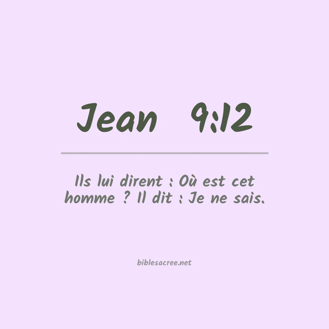 Jean  - 9:12