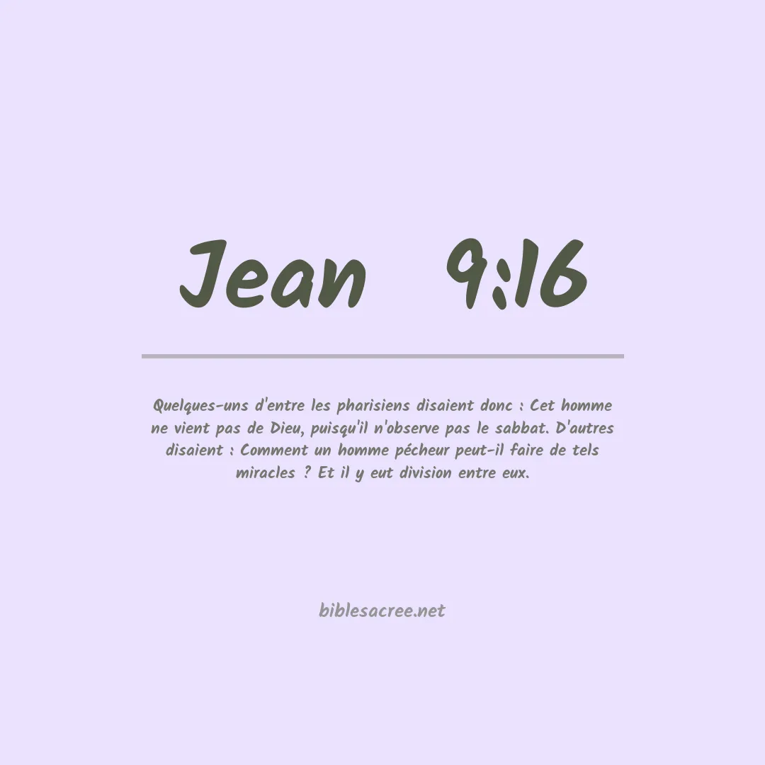 Jean  - 9:16