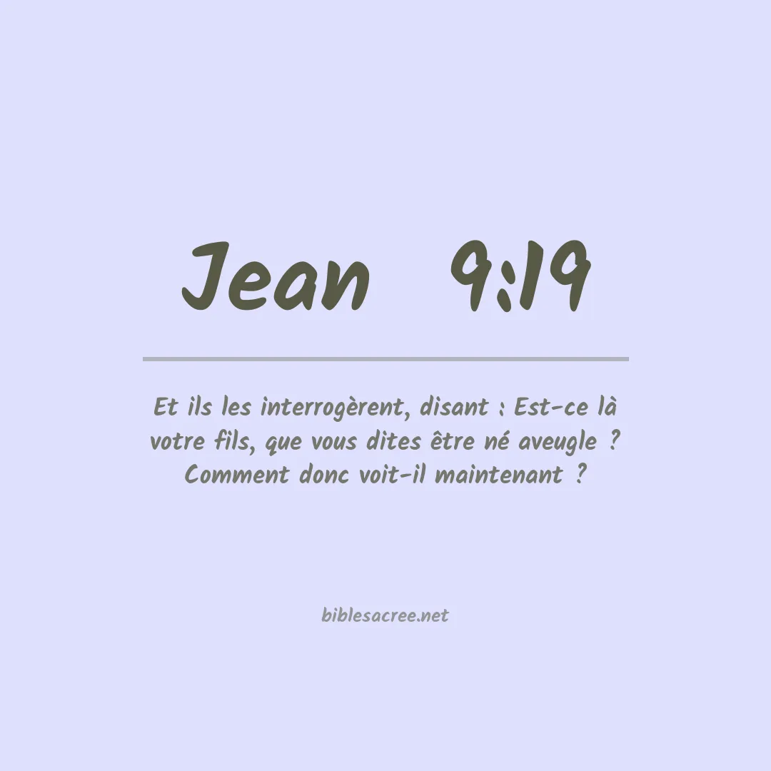 Jean  - 9:19