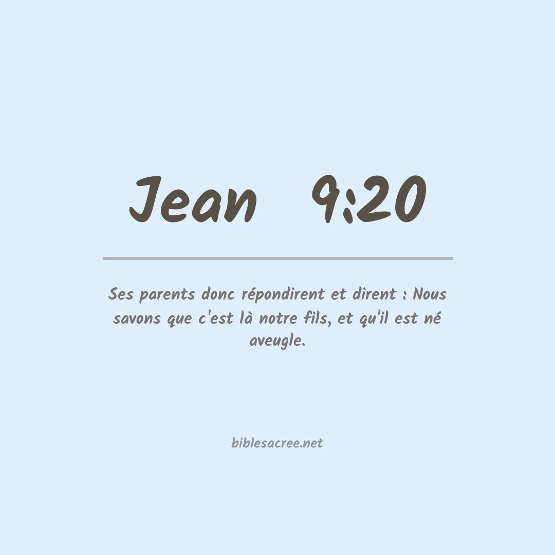 Jean  - 9:20