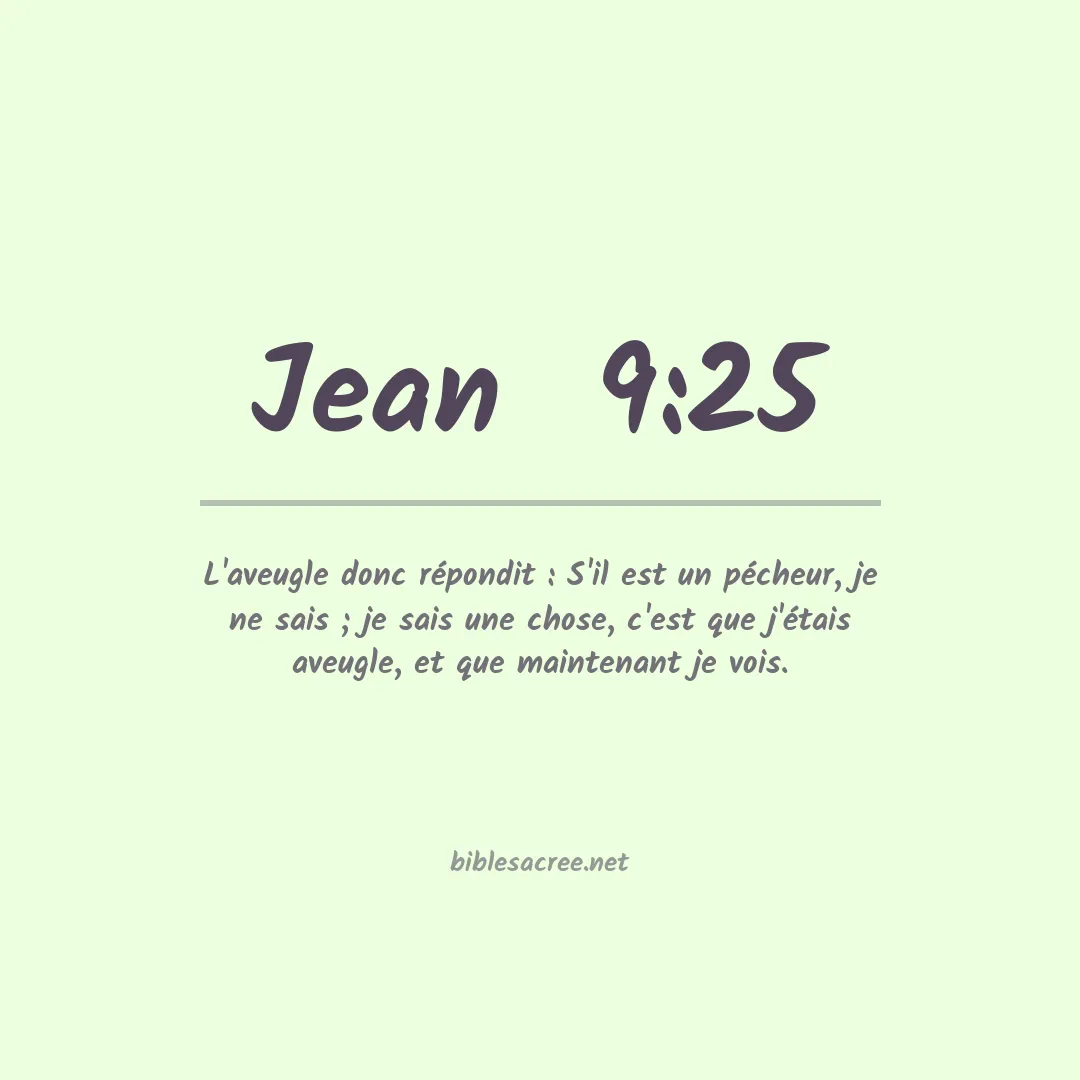 Jean  - 9:25