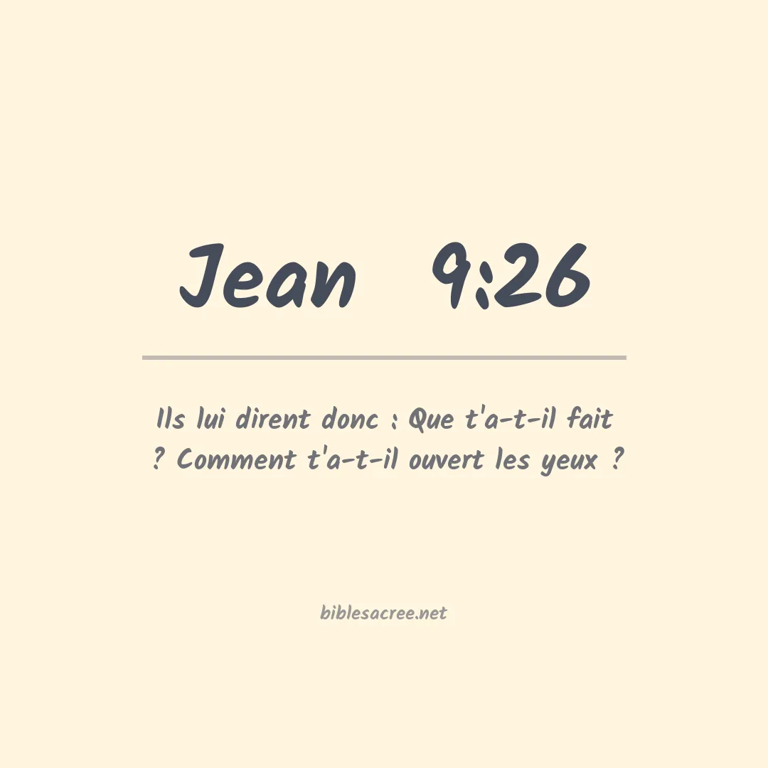 Jean  - 9:26