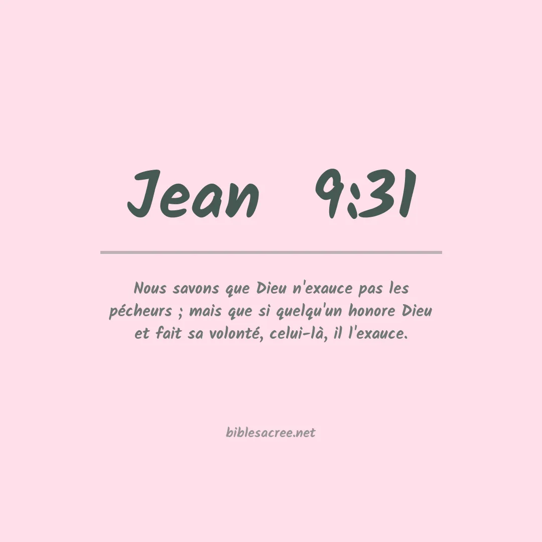Jean  - 9:31