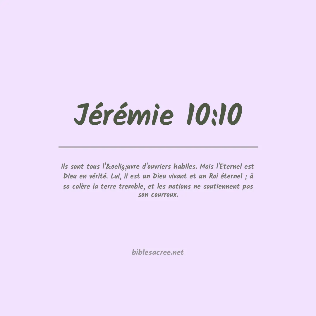 Jérémie - 10:10