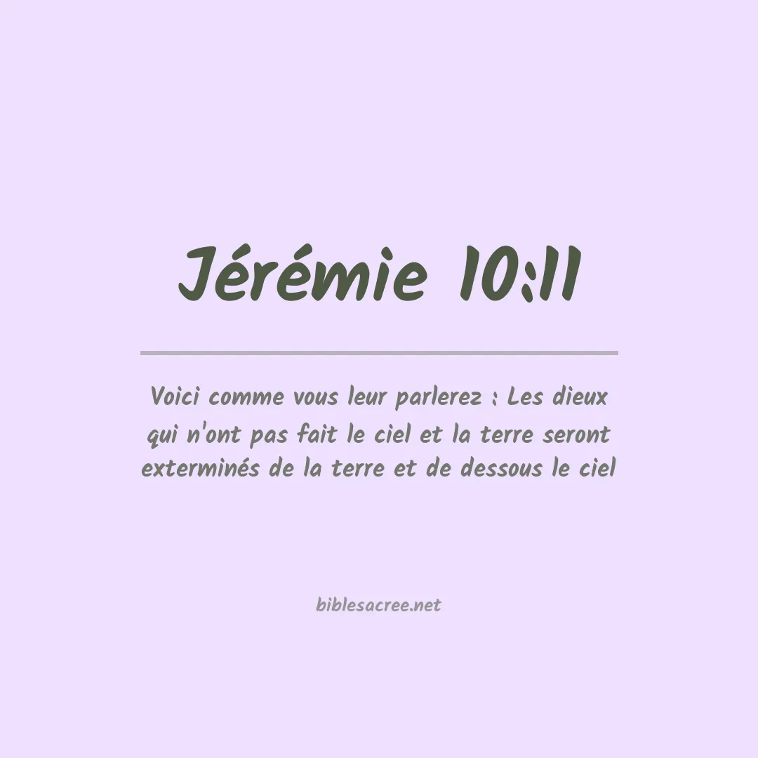 Jérémie - 10:11