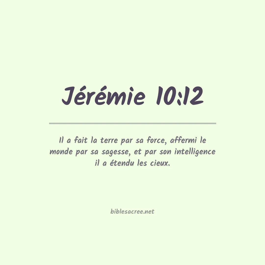 Jérémie - 10:12