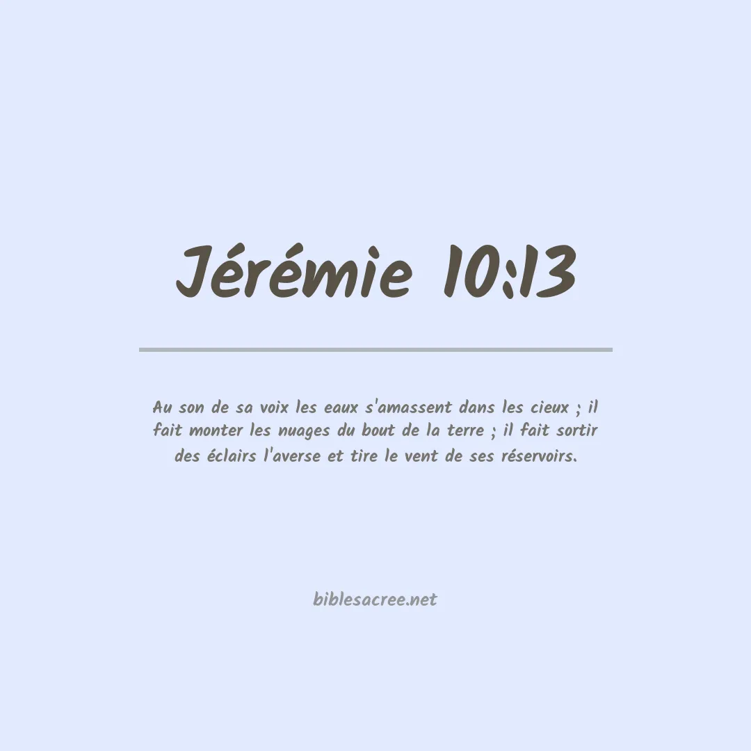 Jérémie - 10:13