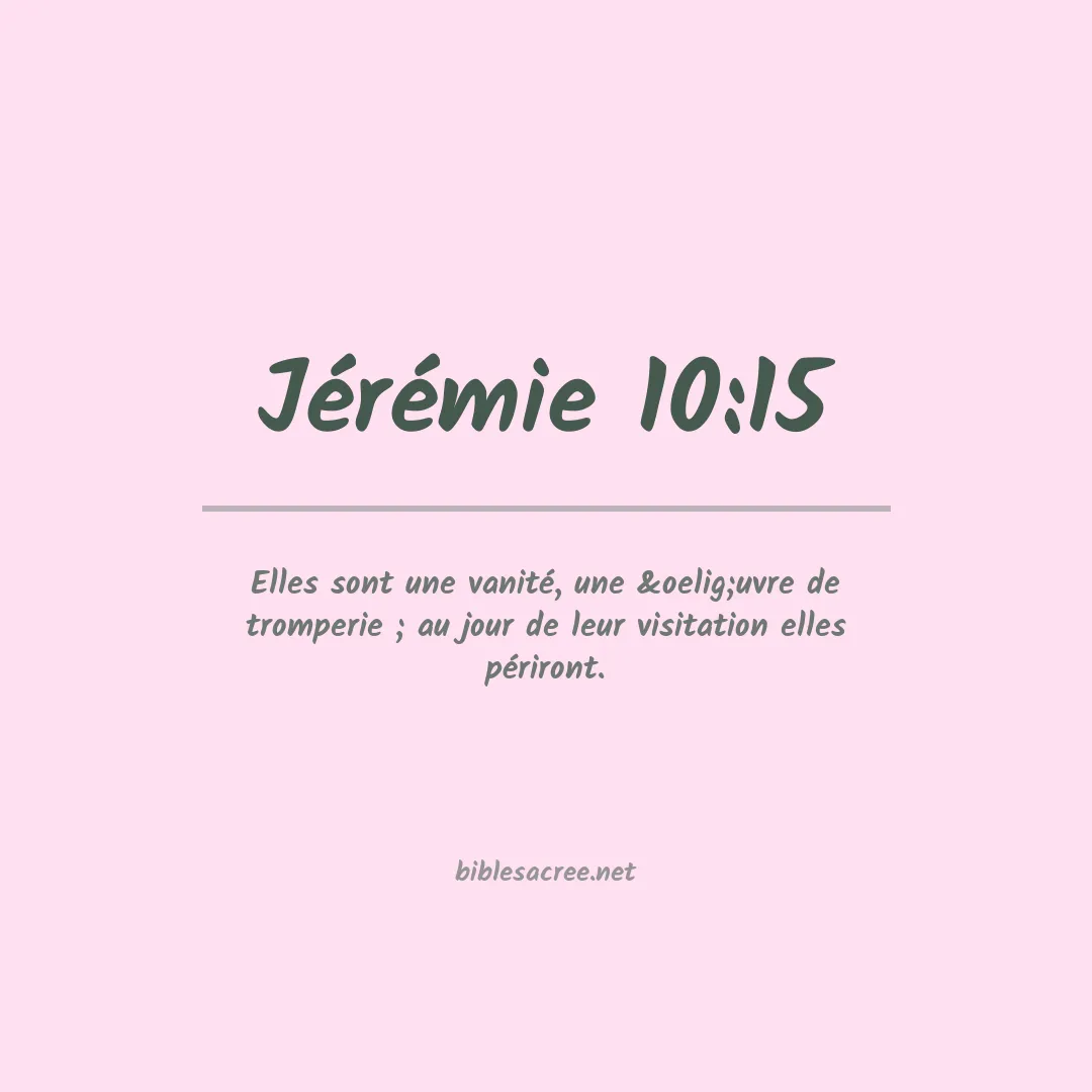 Jérémie - 10:15