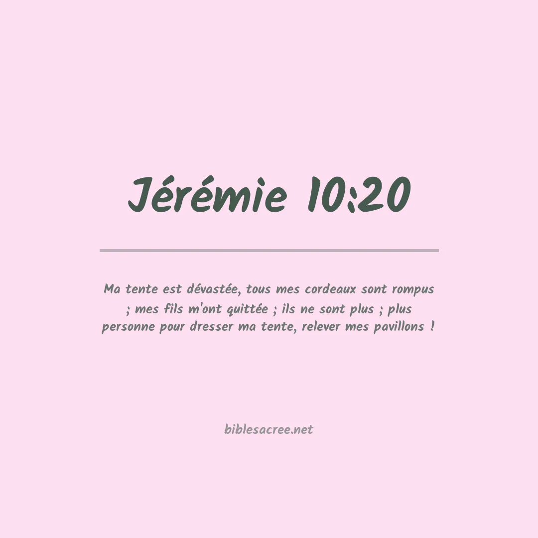 Jérémie - 10:20