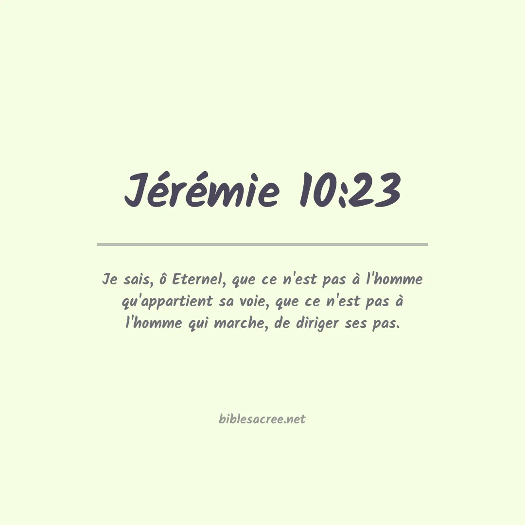 Jérémie - 10:23