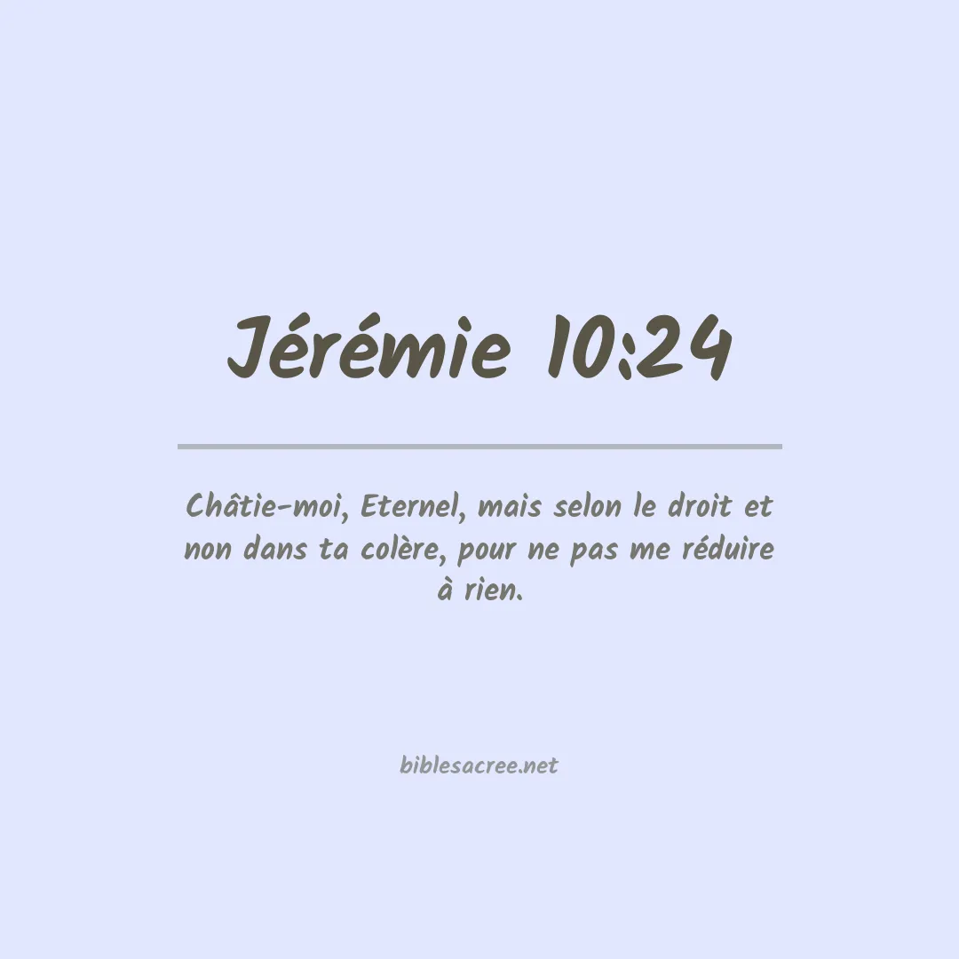 Jérémie - 10:24