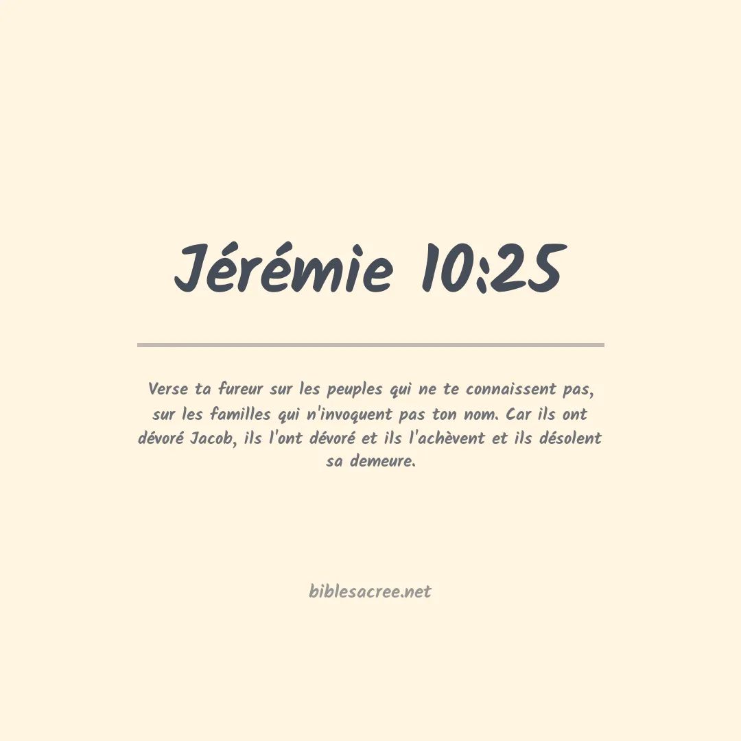 Jérémie - 10:25
