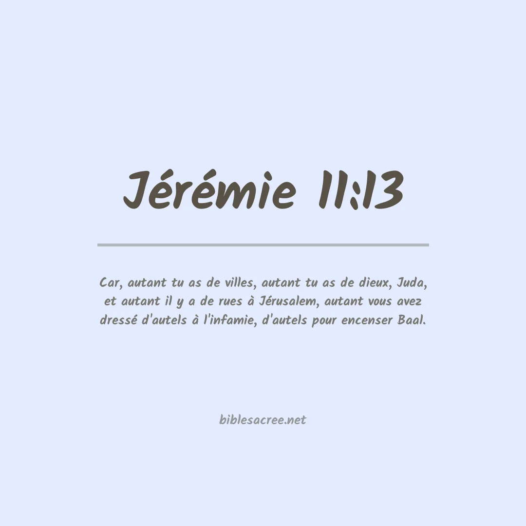 Jérémie - 11:13