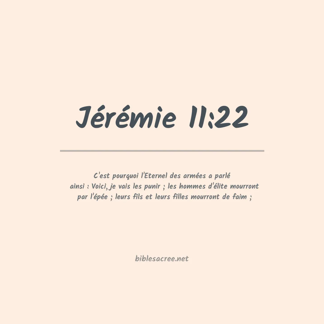 Jérémie - 11:22
