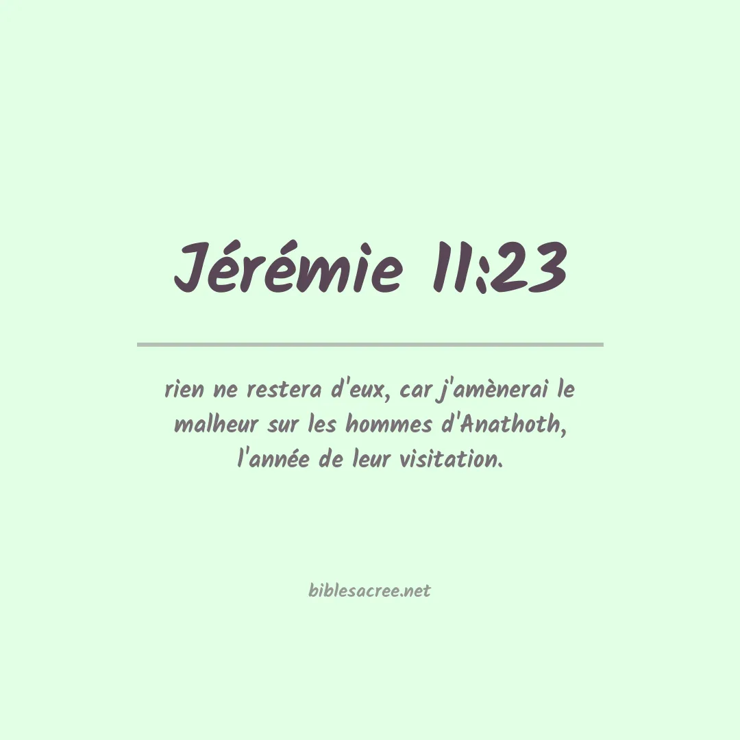 Jérémie - 11:23
