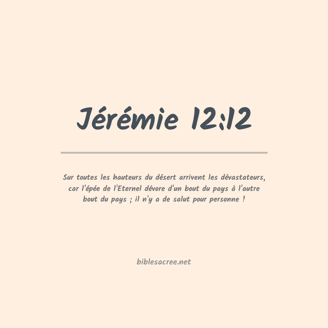 Jérémie - 12:12
