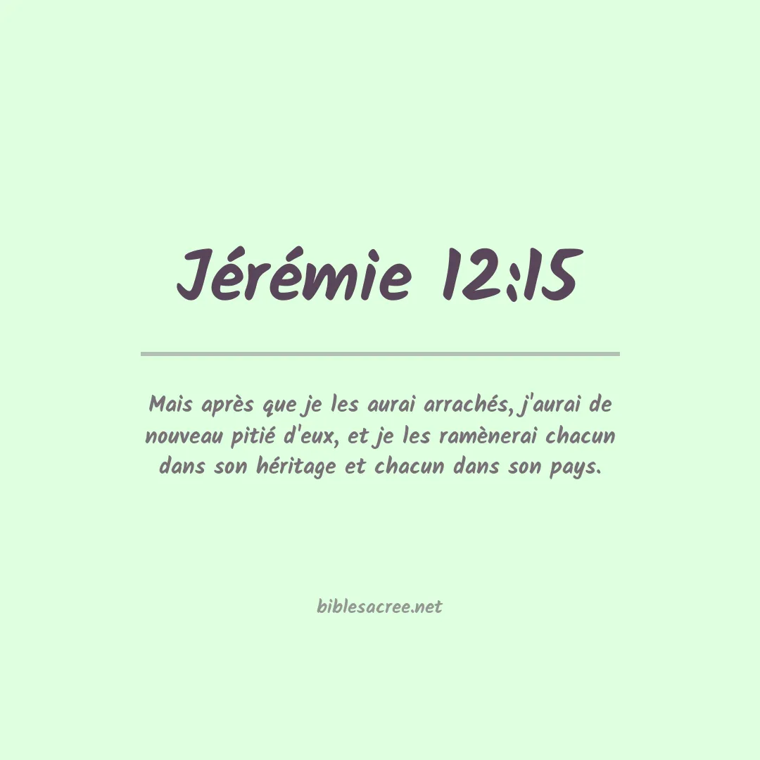 Jérémie - 12:15