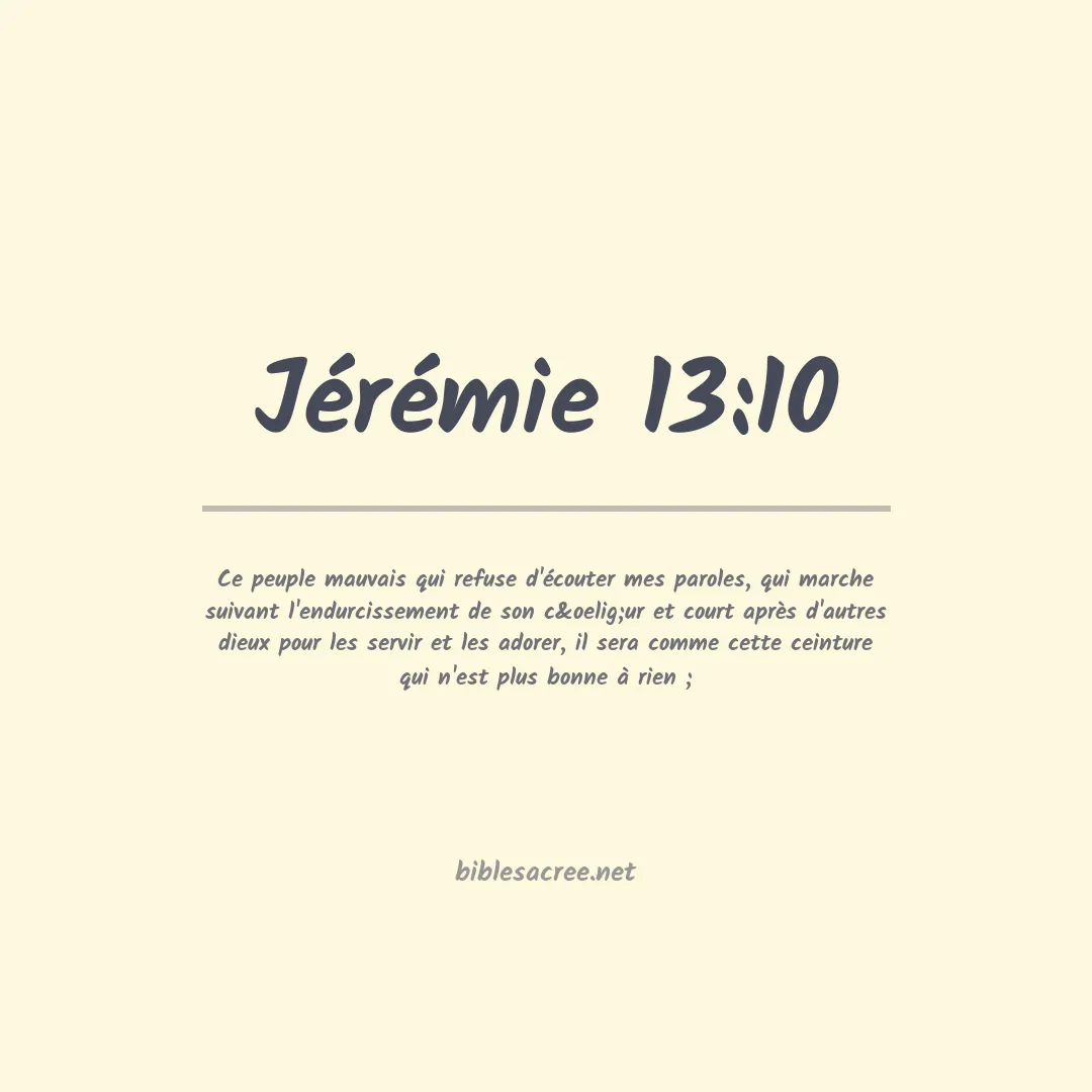 Jérémie - 13:10