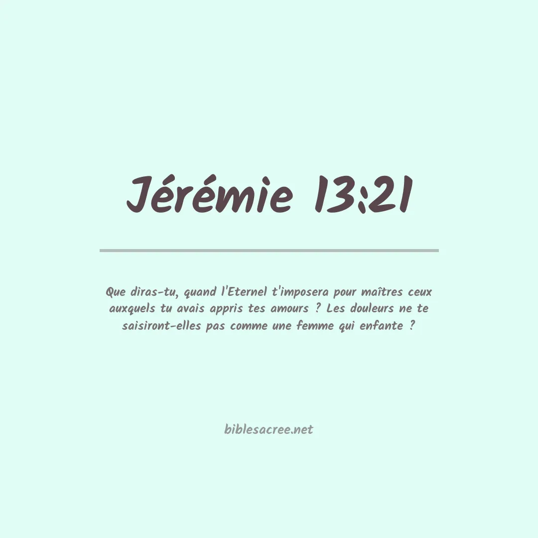 Jérémie - 13:21