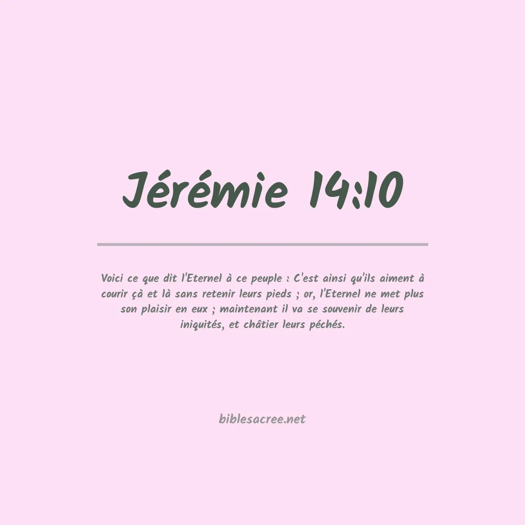 Jérémie - 14:10