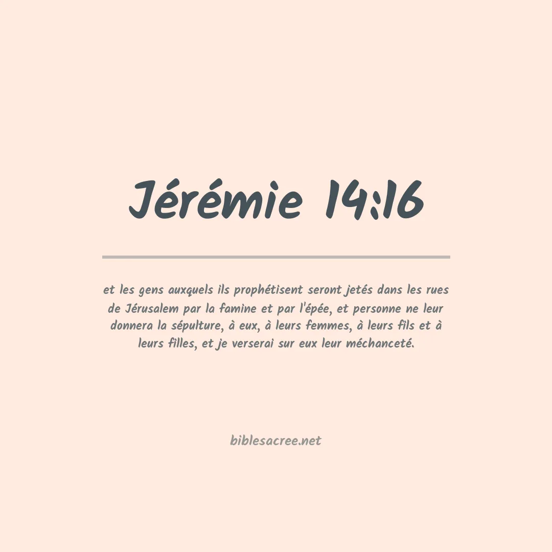 Jérémie - 14:16