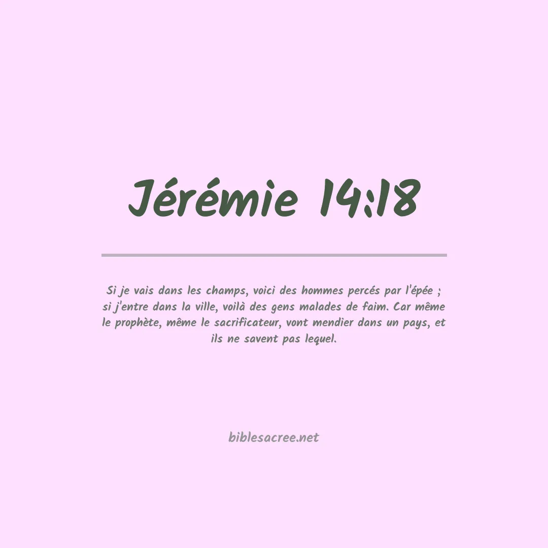 Jérémie - 14:18