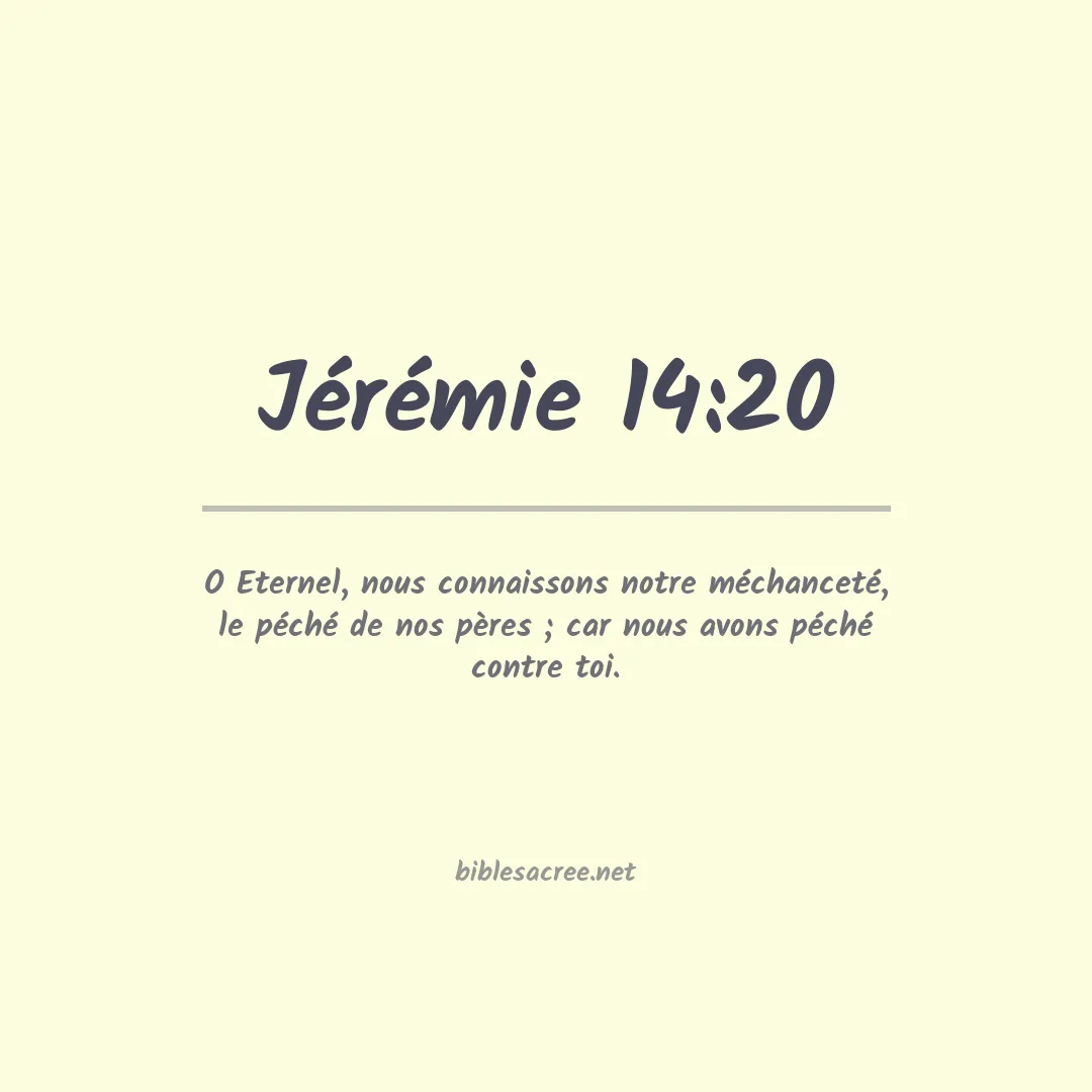 Jérémie - 14:20