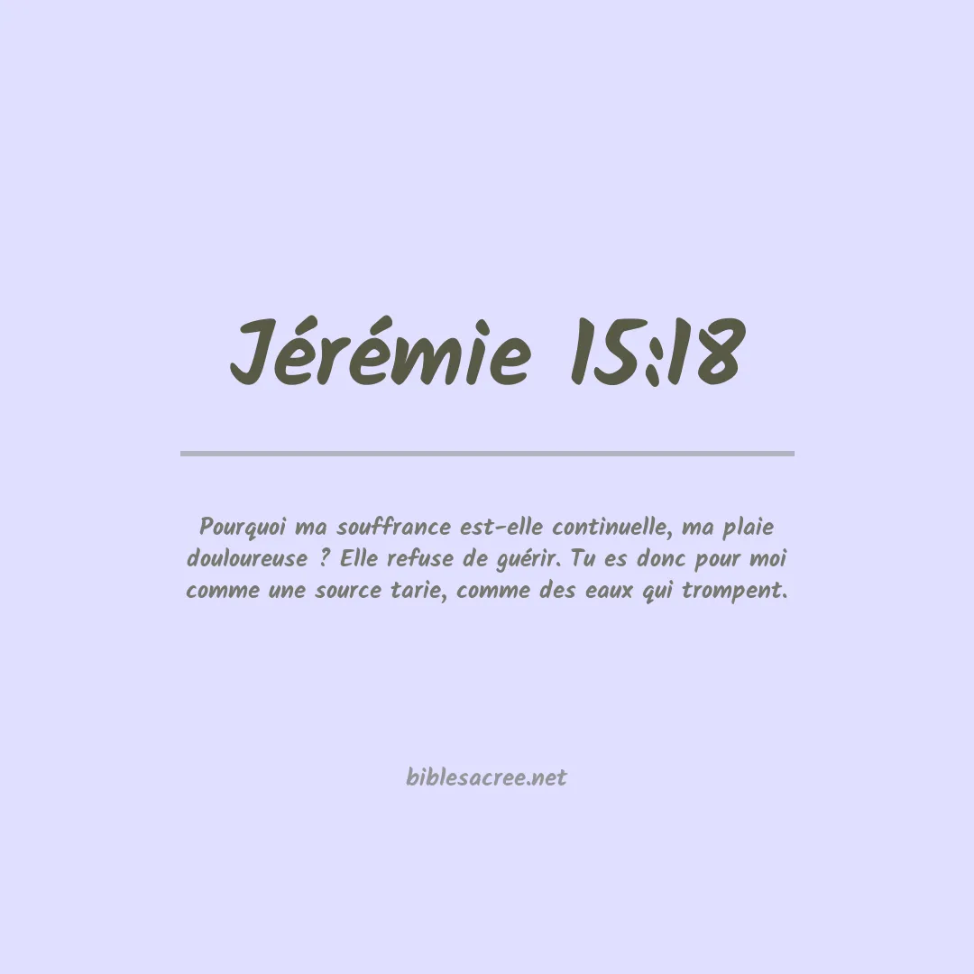 Jérémie - 15:18
