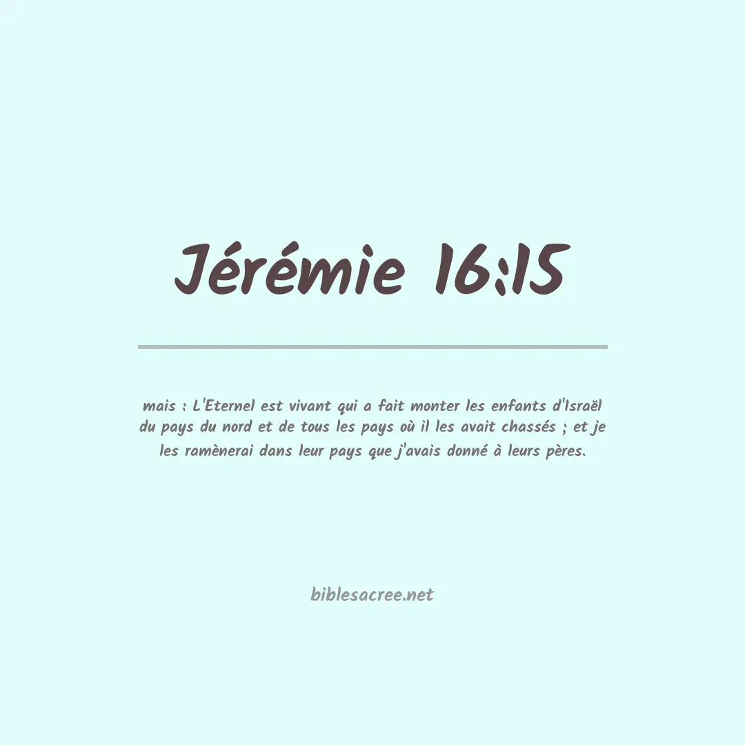 Jérémie - 16:15