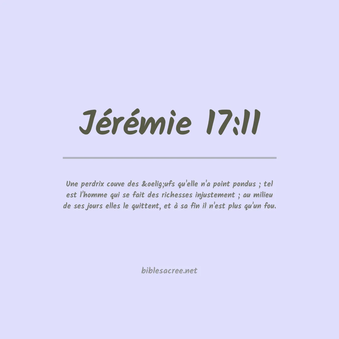 Jérémie - 17:11