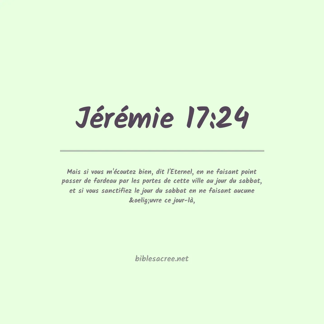 Jérémie - 17:24