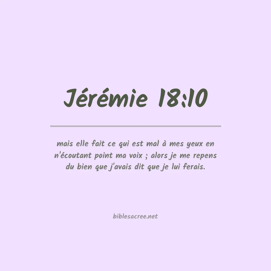 Jérémie - 18:10