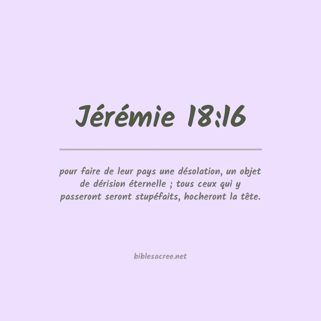 Jérémie - 18:16