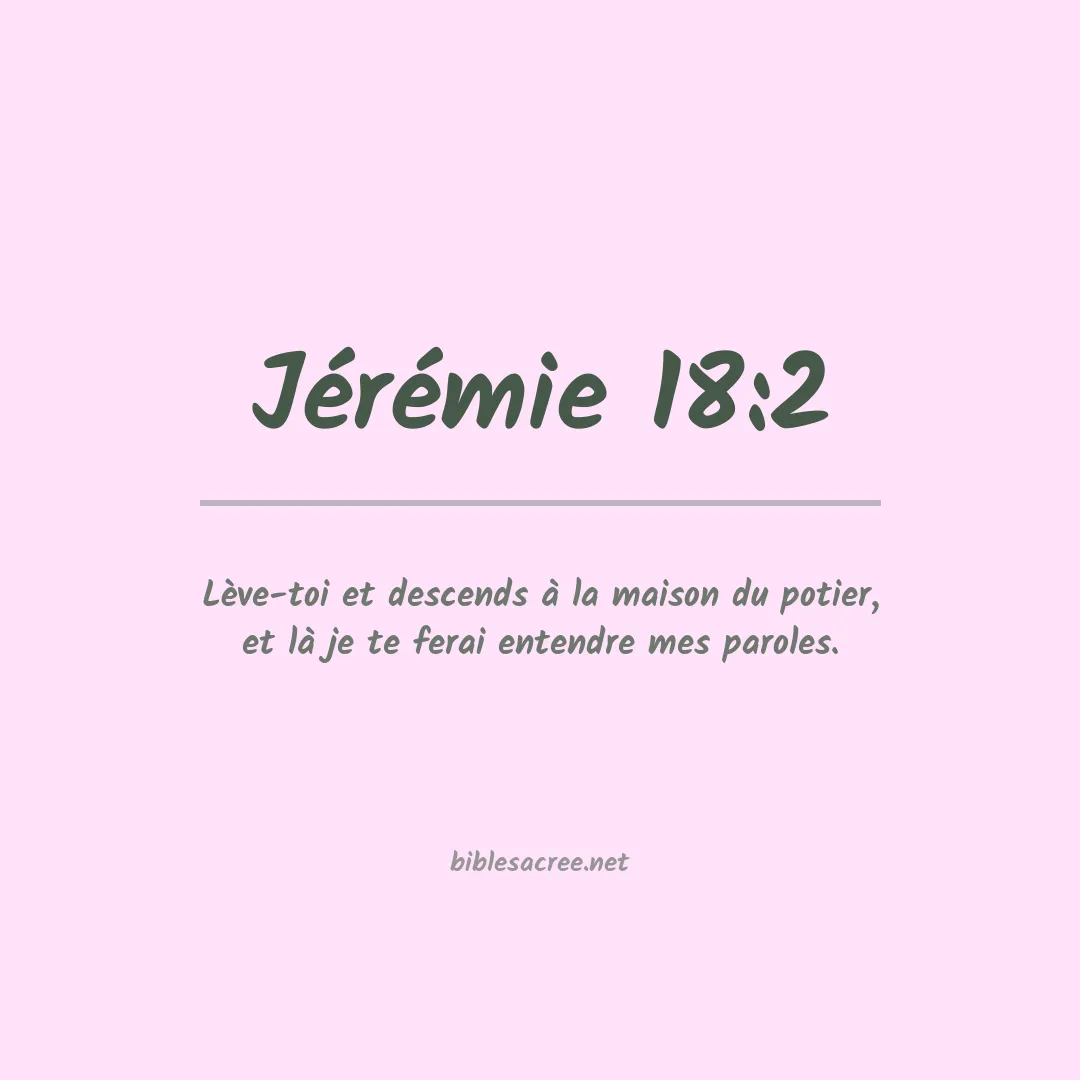 Jérémie - 18:2