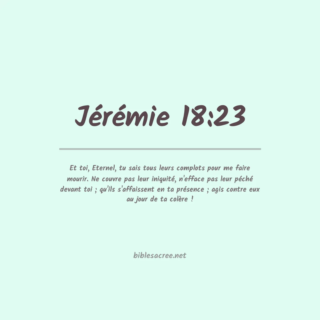 Jérémie - 18:23