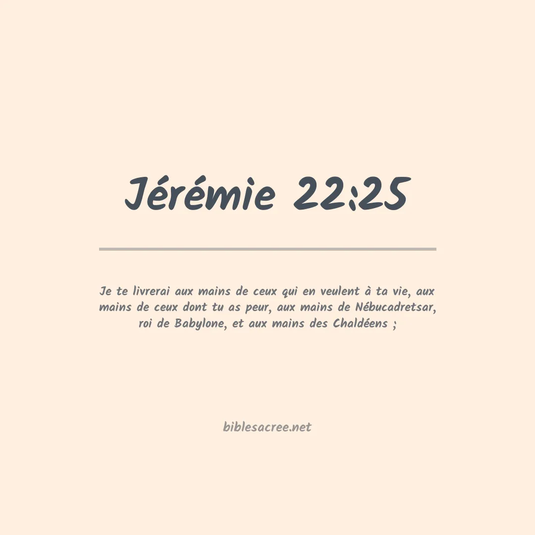 Jérémie - 22:25