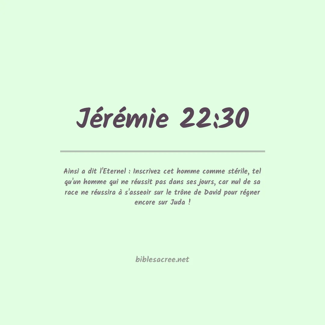 Jérémie - 22:30