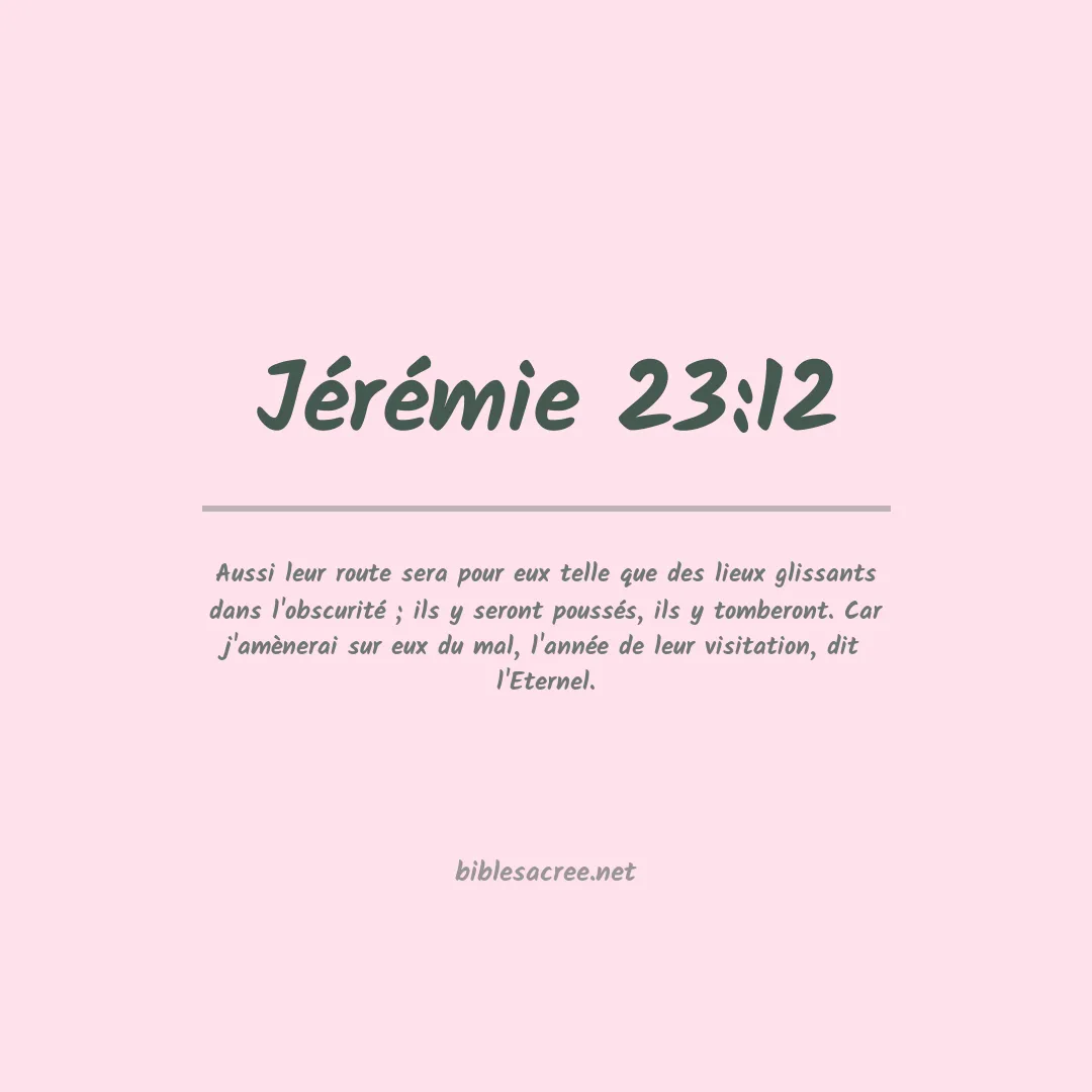 Jérémie - 23:12