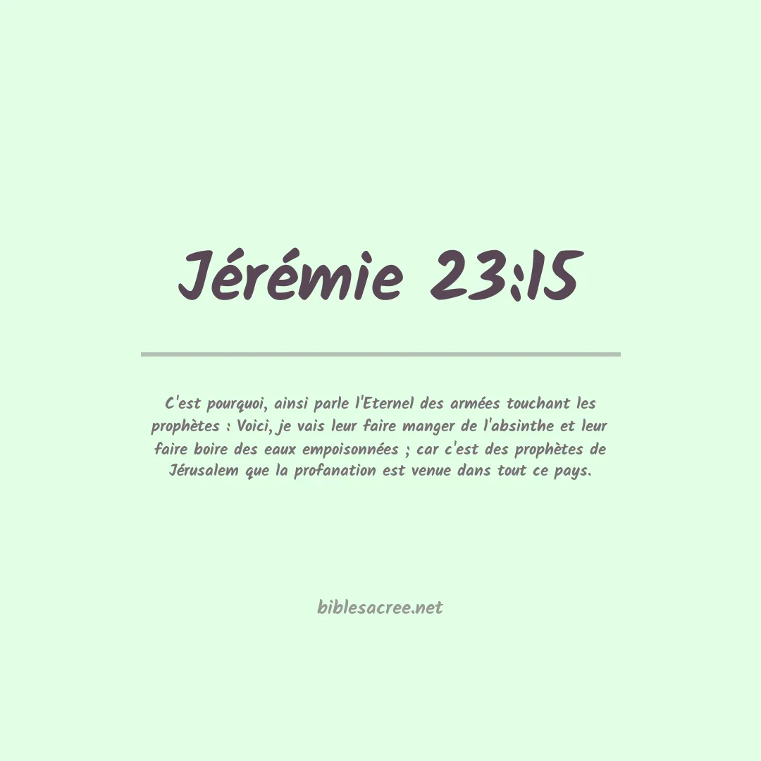 Jérémie - 23:15