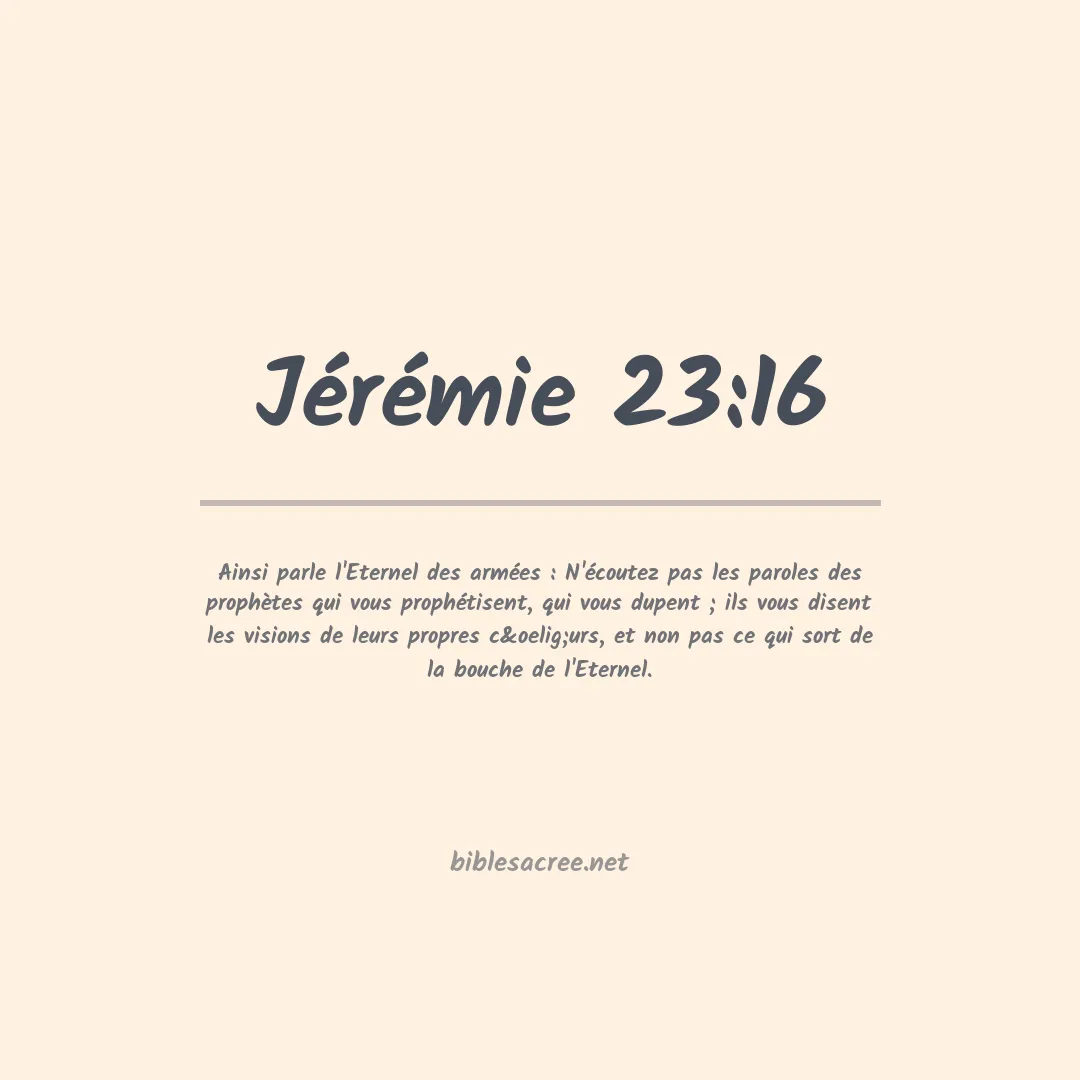 Jérémie - 23:16